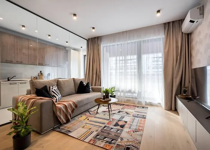 Tribal 1br In Aviatiei Apartmán *